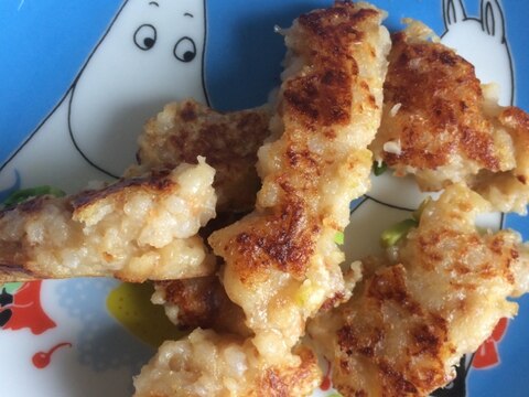 一歳からの離乳食に〜納豆とご飯のお焼き